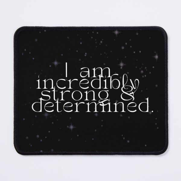 Item preview, 'I am incredibly strong & determined' Affirmation Card designed and sold by notastranger.