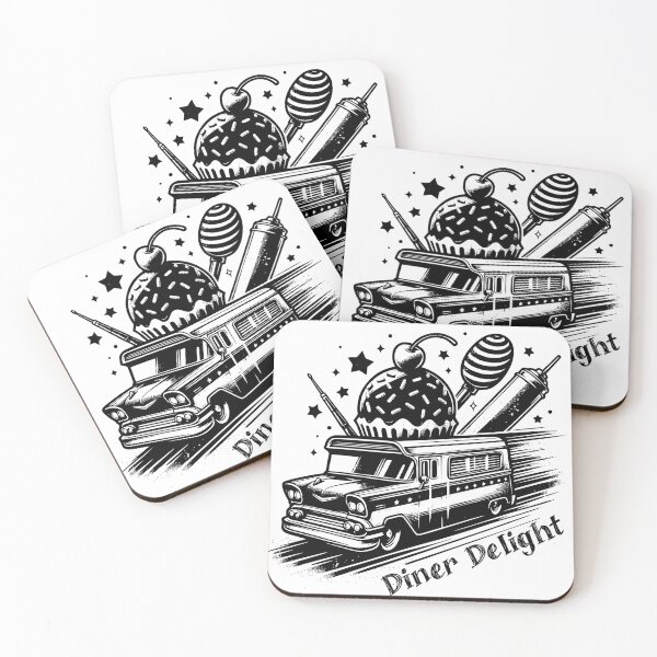 Item preview, Retro Diner Delight designed and sold by Belarte.shop.