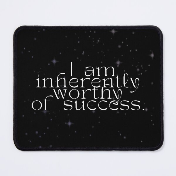 Item preview, 'I am inherently worthy of success' Affirmation Card designed and sold by notastranger.