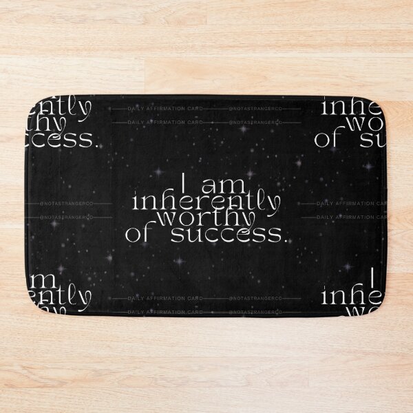 Item preview, 'I am inherently worthy of success' Affirmation Card designed and sold by notastranger.