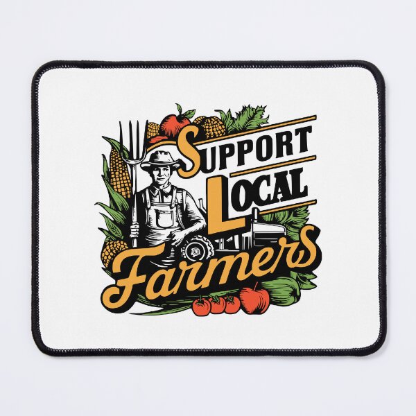 Item preview, Support Local Farmers! Colorful Eat Local designed and sold by PMCreative.