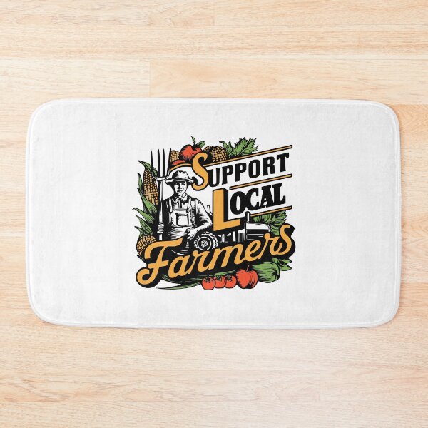 Item preview, Support Local Farmers! Colorful Eat Local designed and sold by PMCreative.