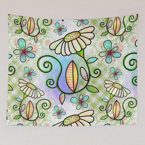 Item preview, Floral Collage in Vivid Colors designed and sold by Magnuna.
