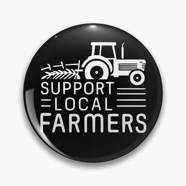 Item preview, Support Local Farmers! White Eat Local designed and sold by PMCreative.