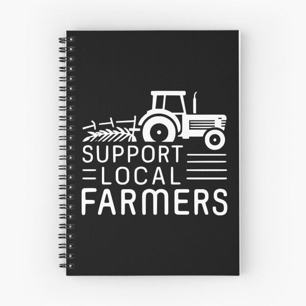 Item preview, Support Local Farmers! White Eat Local designed and sold by PMCreative.