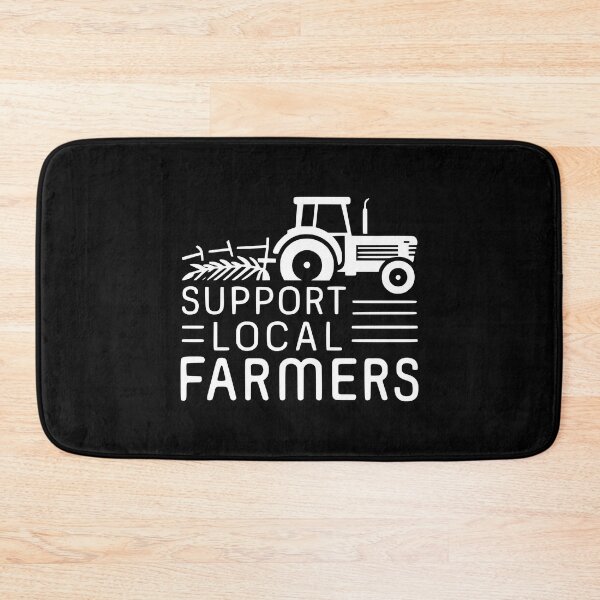 Item preview, Support Local Farmers! White Eat Local designed and sold by PMCreative.