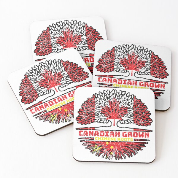 Item preview, China Chinese Canadian Canada Tree Roots Flag designed and sold by FlagX.