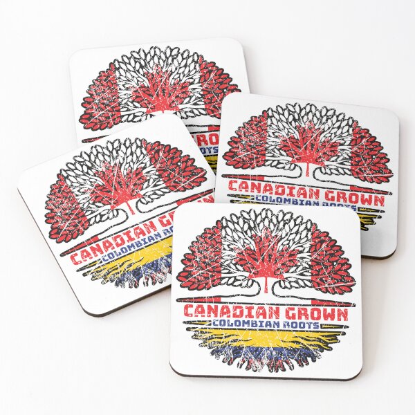 Item preview, Colombia Colombian Canadian Canada Tree Roots Flag designed and sold by FlagX.