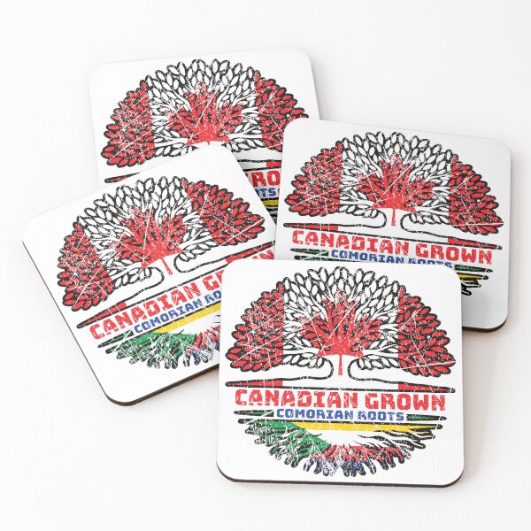 Item preview, Comoros Comorian Canadian Canada Tree Roots Flag designed and sold by FlagX.