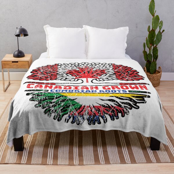 Item preview, Comoros Comorian Canadian Canada Tree Roots Flag designed and sold by FlagX.