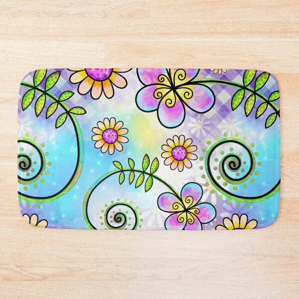 Item preview, Floral Collage in Vivid Colors designed and sold by Magnuna.