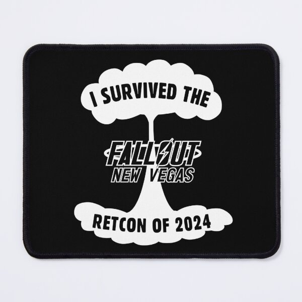 Item preview, I SURVIVED THE FNV RETCON OF 2024 - BW version designed and sold by acedemiro.