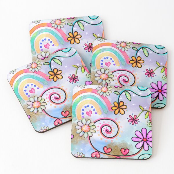 Item preview, Floral Collage in Vivid Colors designed and sold by Magnuna.