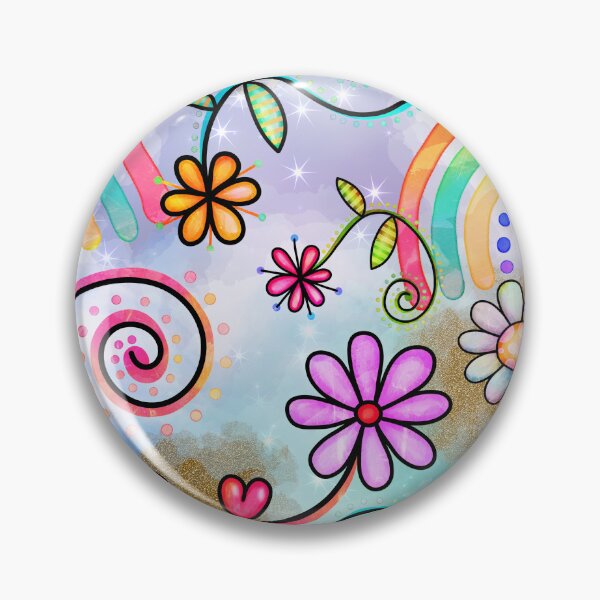 Item preview, Floral Collage in Vivid Colors designed and sold by Magnuna.