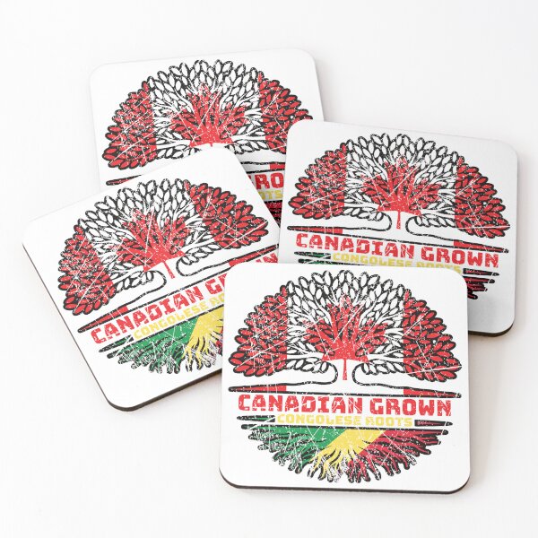 Item preview, Congo Congolese Canadian Canada Tree Roots Flag designed and sold by FlagX.