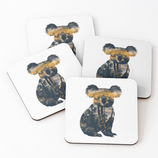Item preview, Jungle Koala, Tropical Forest Animal Collage designed and sold by VoyteksDesigns.
