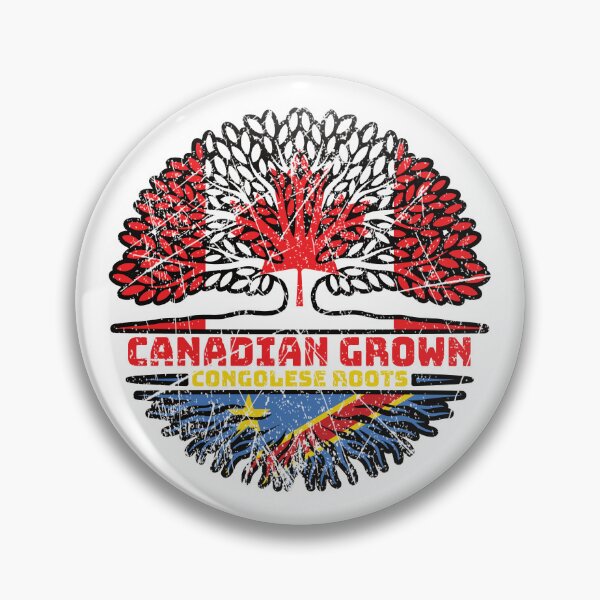 Item preview, Congo Congolese Canadian Canada Tree Roots Flag designed and sold by FlagX.