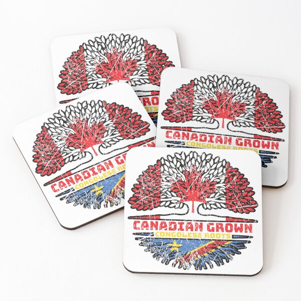 Item preview, Congo Congolese Canadian Canada Tree Roots Flag designed and sold by FlagX.