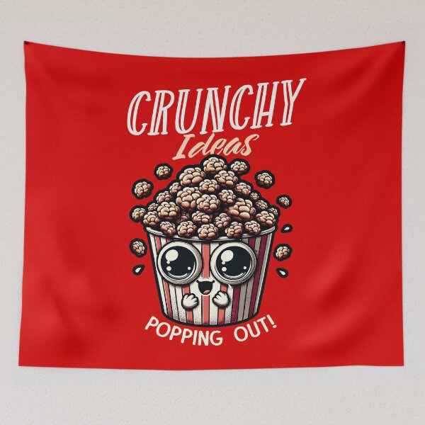 Item preview, Crunchy Ideas Popcorn Brain designed and sold by nameonshirt.