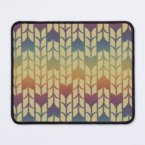 Item preview, Tulip Deco Pattern - Gold + Rainbow Sunset designed and sold by Irene Estelle.