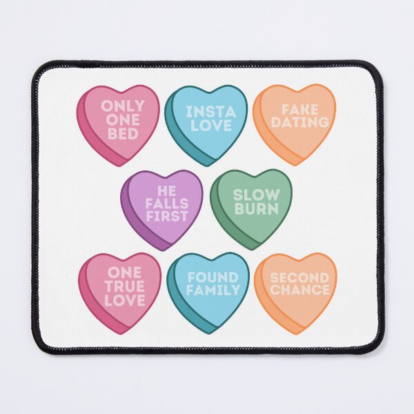 Item preview, Book Trope Candy Hearts designed and sold by bookishjargon.