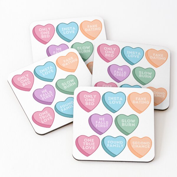 Item preview, Book Trope Candy Hearts designed and sold by bookishjargon.