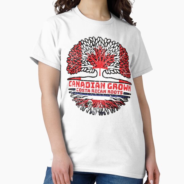 Item preview, Costa Rican Costa Rica Canadian Canada Tree Roots Flag designed and sold by FlagX.