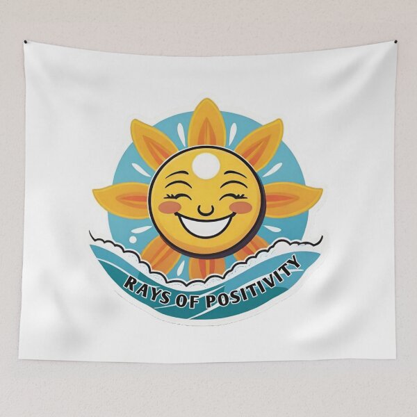 Item preview, Summer Smiling Sun With RAYS OF POSITIVITY. designed and sold by Giulivo Store Graphic.