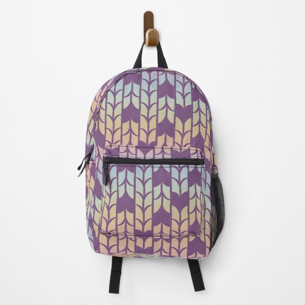 Item preview, Tulip Deco Pattern - Rainbow Sorbet + Plum designed and sold by Irene Estelle.