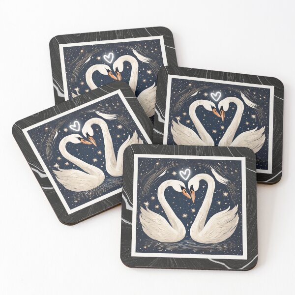 Item preview, Moment of Love Swans designed and sold by Divinetee.