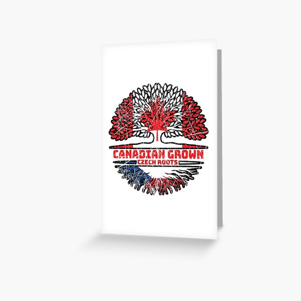 Item preview, Czech Republic Czech Canadian Canada Tree Roots Flag designed and sold by FlagX.