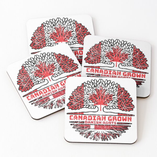 Item preview, Danish Denmark Canadian Canada Tree Roots Flag designed and sold by FlagX.
