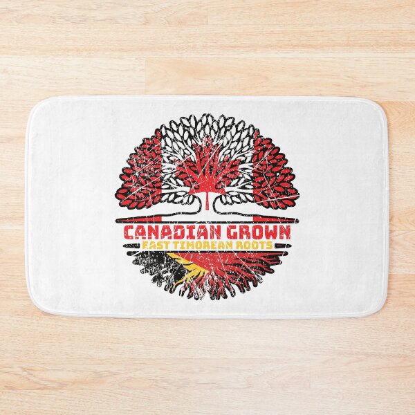 Item preview, East Timor East Timorean Canadian Canada Tree Roots Flag designed and sold by FlagX.