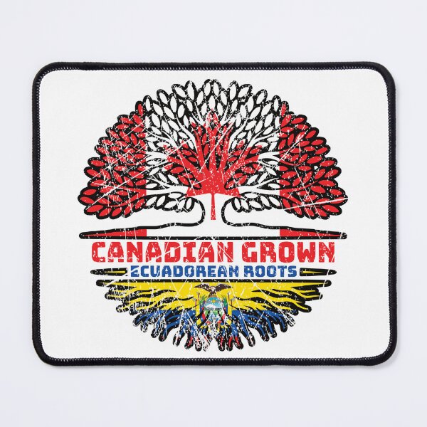 Item preview, Ecuador Ecuadorian Ecuadorean Ecuadoran Canadian Canada Tree Roots Flag designed and sold by FlagX.