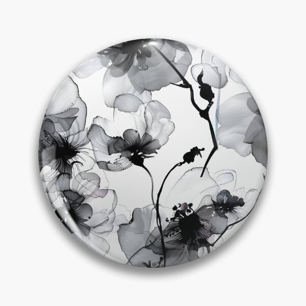 Item preview, Luxury Black and White Floral designed and sold by Magnuna.