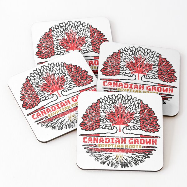 Item preview, Egypt Egyptian Canadian Canada Tree Roots Flag designed and sold by FlagX.