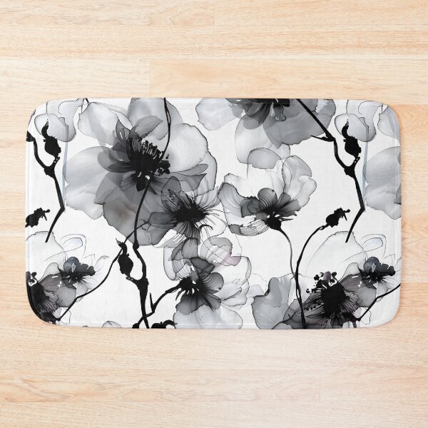 Item preview, Luxury Black and White Floral designed and sold by Magnuna.