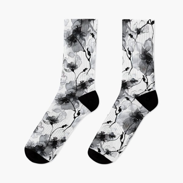 Item preview, Luxury Black and White Floral designed and sold by Magnuna.