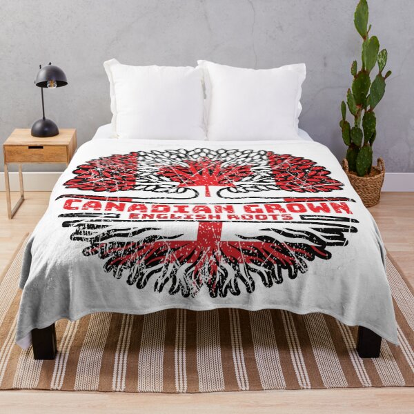 Item preview, England English Canadian Canada Tree Roots Flag designed and sold by FlagX.