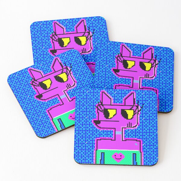 Item preview, Pixel Pink Dog designed and sold by chowlet.