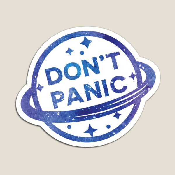 Don't Panic Magnet