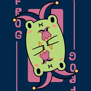 Artwork thumbnail, Cute Frog Joker Card by ElectricFangs