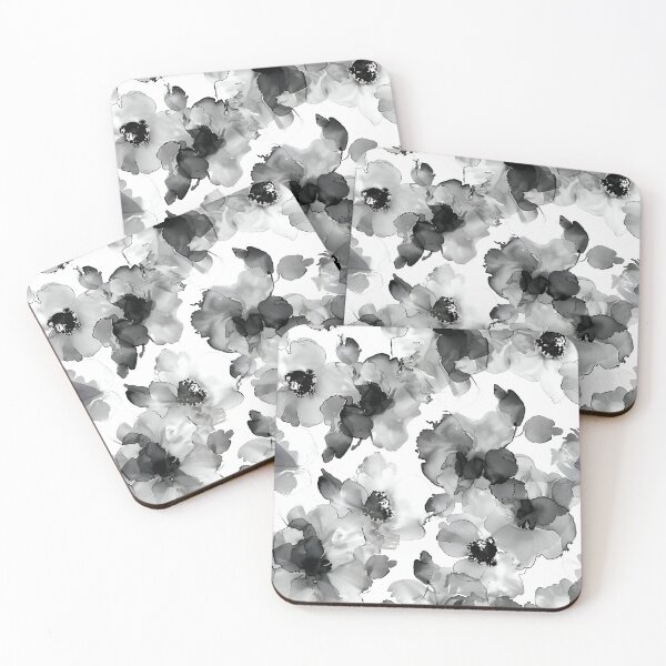 Item preview, Luxury Black and White Floral designed and sold by Magnuna.