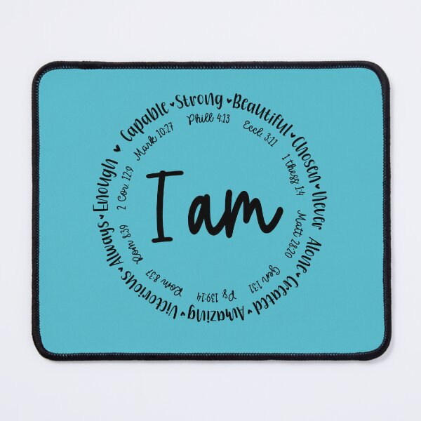 Item preview, I AM designed and sold by WideIsTheGate.