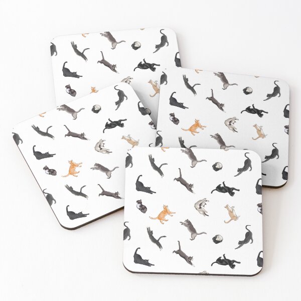 Item preview, Collection of Cat Poses designed and sold by Moon Dog Art.