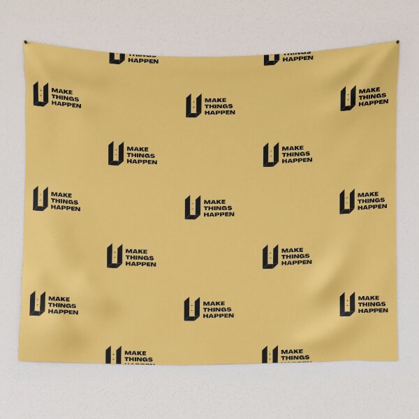 Item preview, MAKE THINGS HAPPEN | Yellow Background designed and sold by RM-Journey.