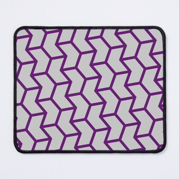 Item preview, Grey Chevron Alternating Arrows Violet Outlined Seamless Design designed and sold by Alchemy-A-La-G.