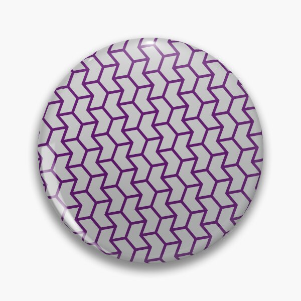 Item preview, Grey Chevron Alternating Arrows Violet Outlined Seamless Design designed and sold by Alchemy-A-La-G.