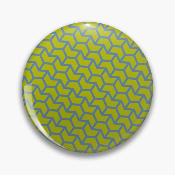 Item preview, Mustard Chevron Alternating Arrows Blue Outlined Seamless Design designed and sold by Alchemy-A-La-G.