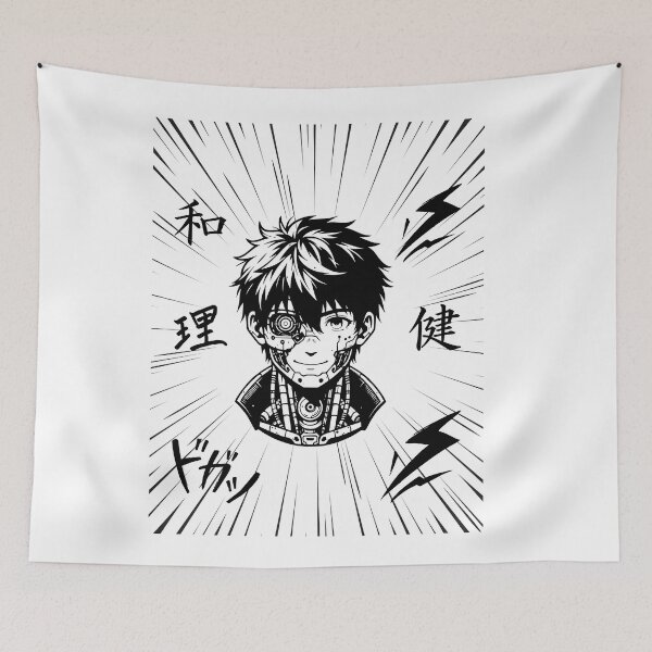 Item preview, Manga Character Japanese Characters designed and sold by InkImagination1.
